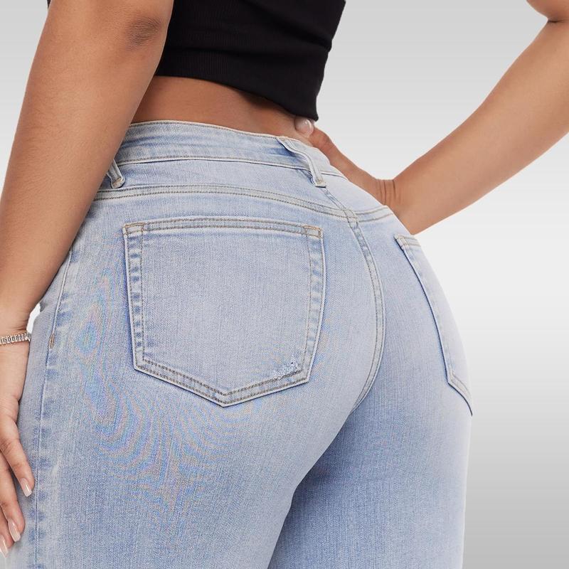 Trevalisse Mid-Rise Wide-Leg Jeans